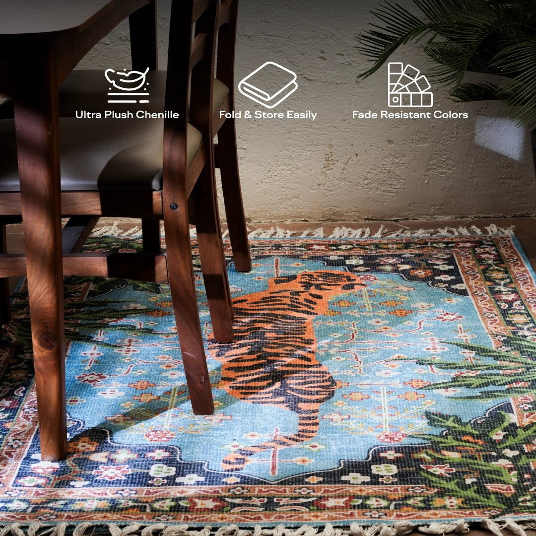 Imperial Tiger Chenille Area Rug