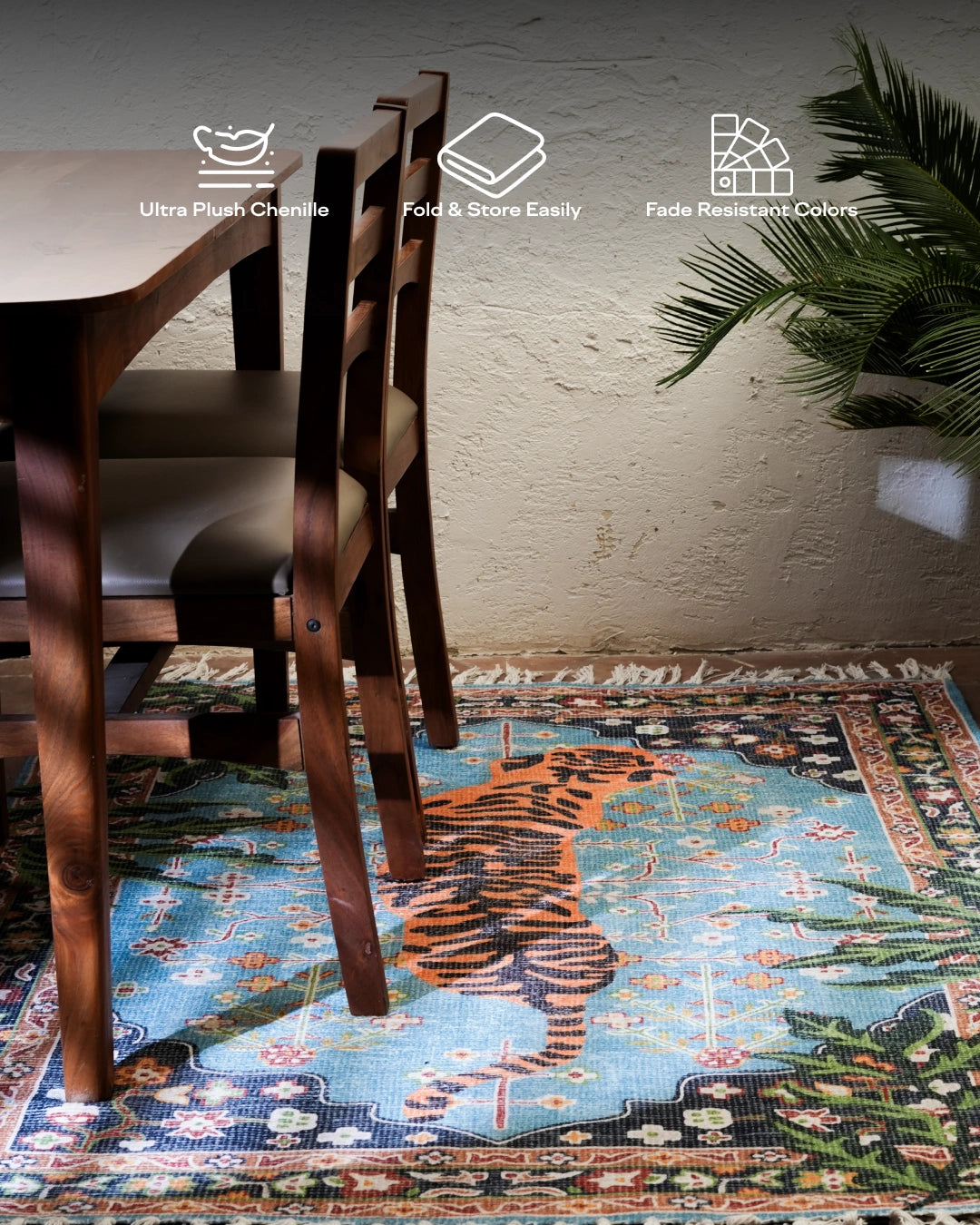 Imperial Tiger Chenille Area Rug