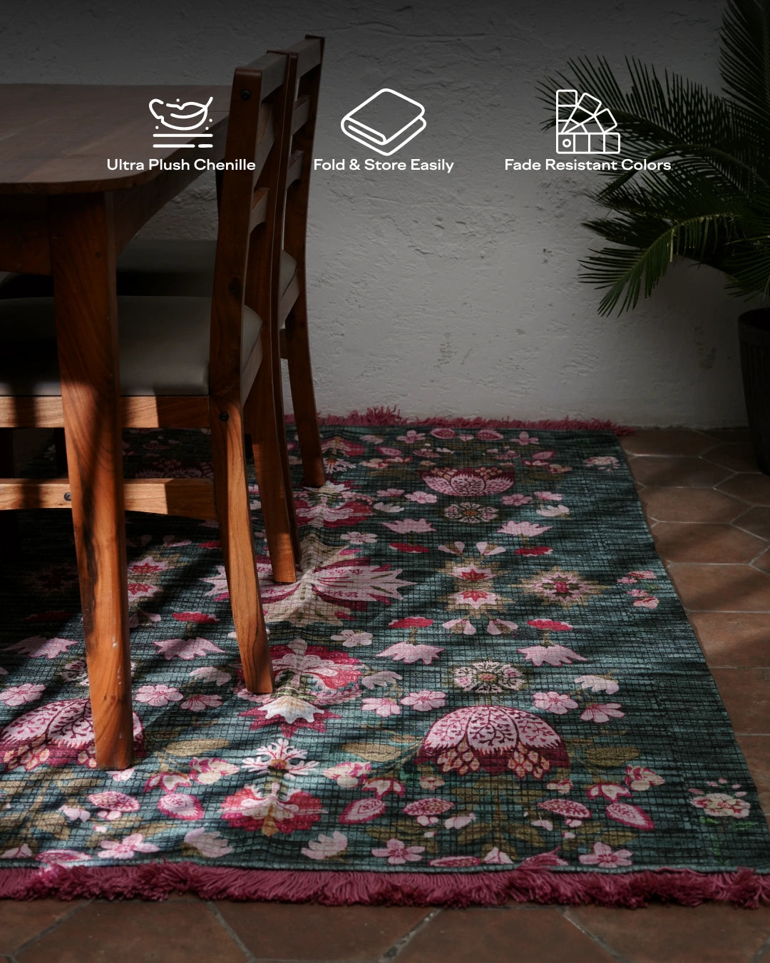 Rosette Garden Area Rug