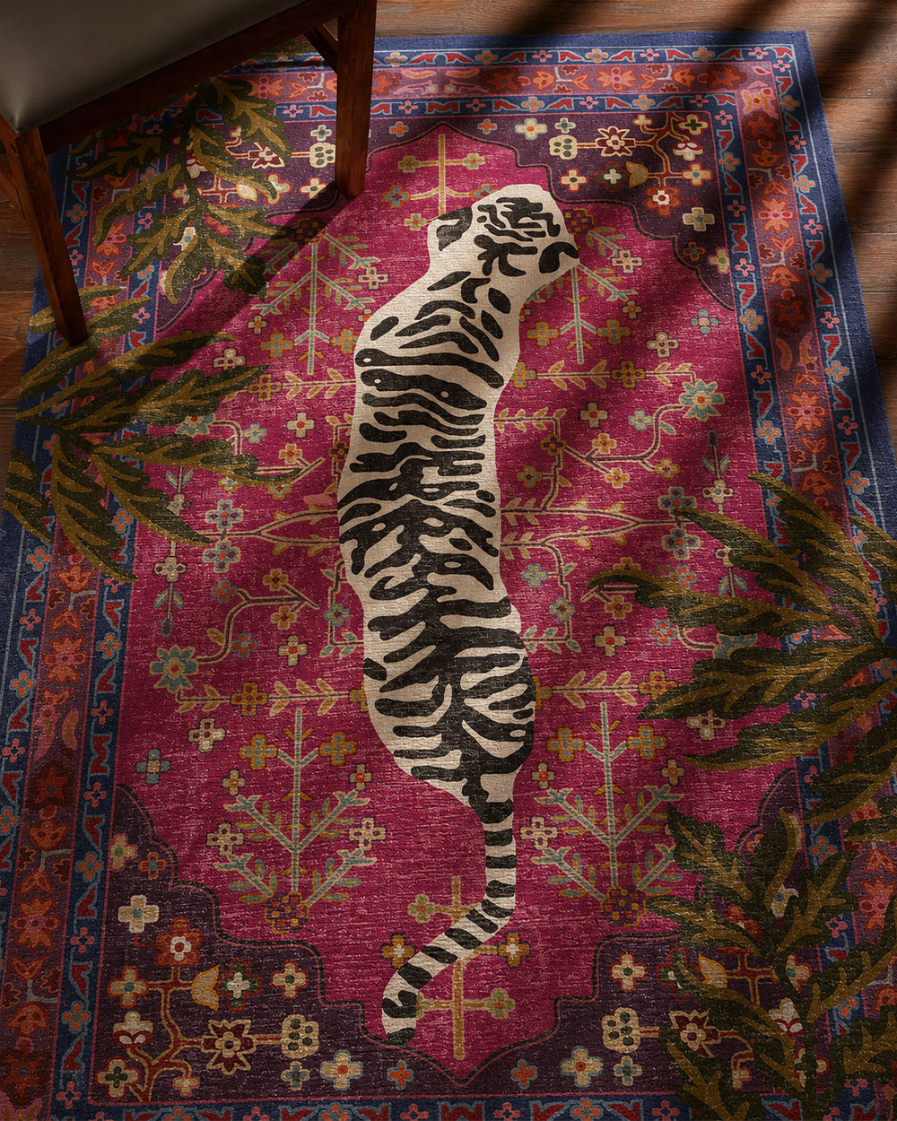 Magenta Bagh Area Rug