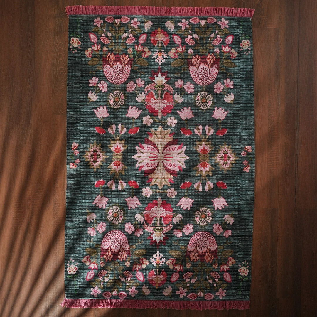 Rosette Garden Area Rug