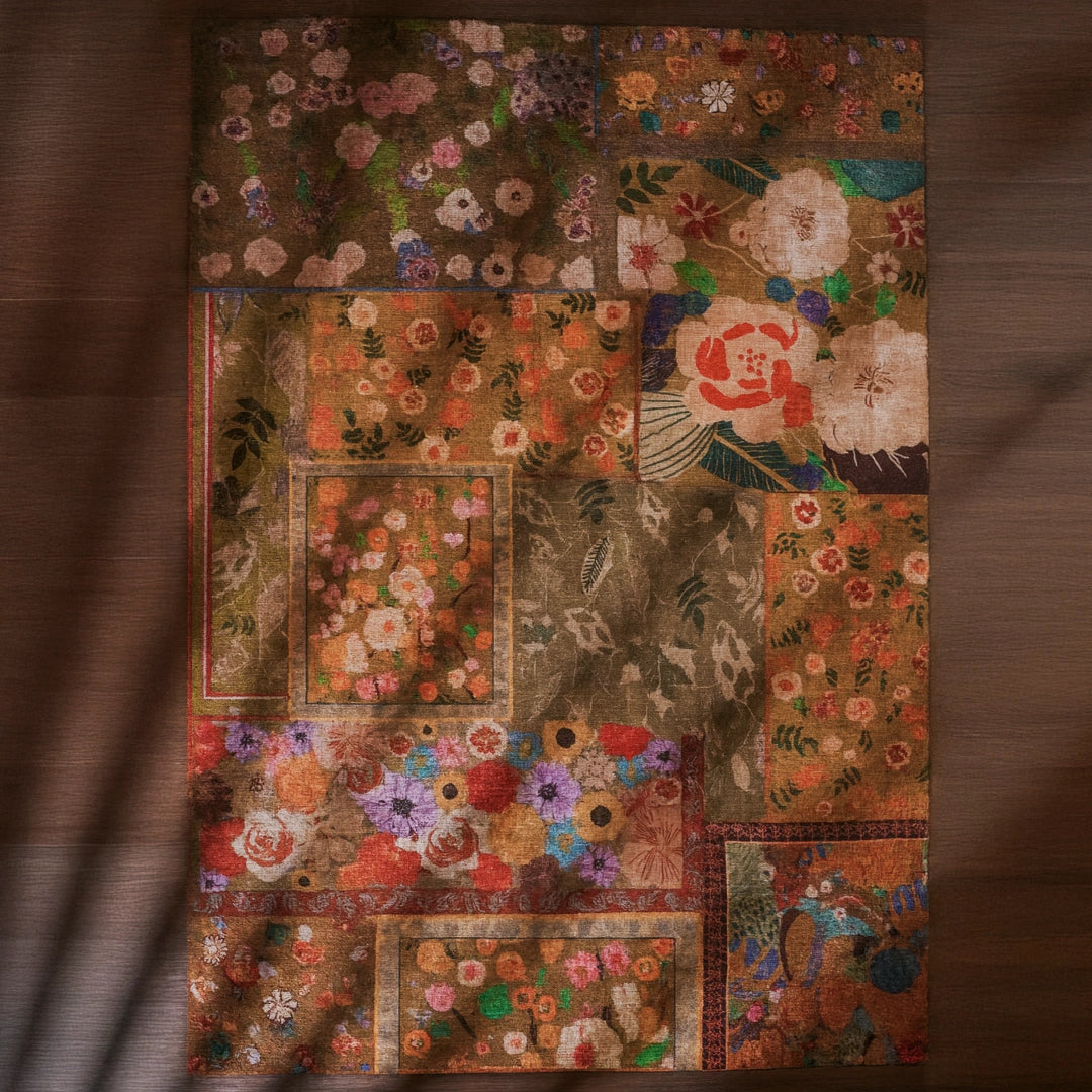 Patchwork Bloom Area Rug