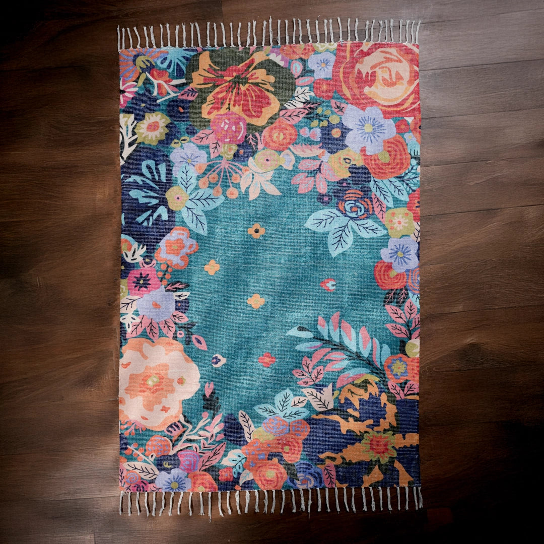 Heritage Floral Area Rug