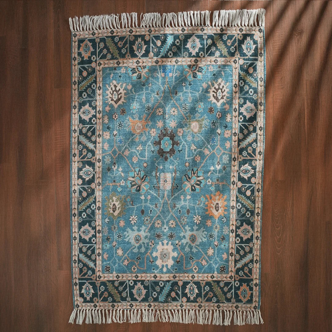 Aqua Garden Area Rug