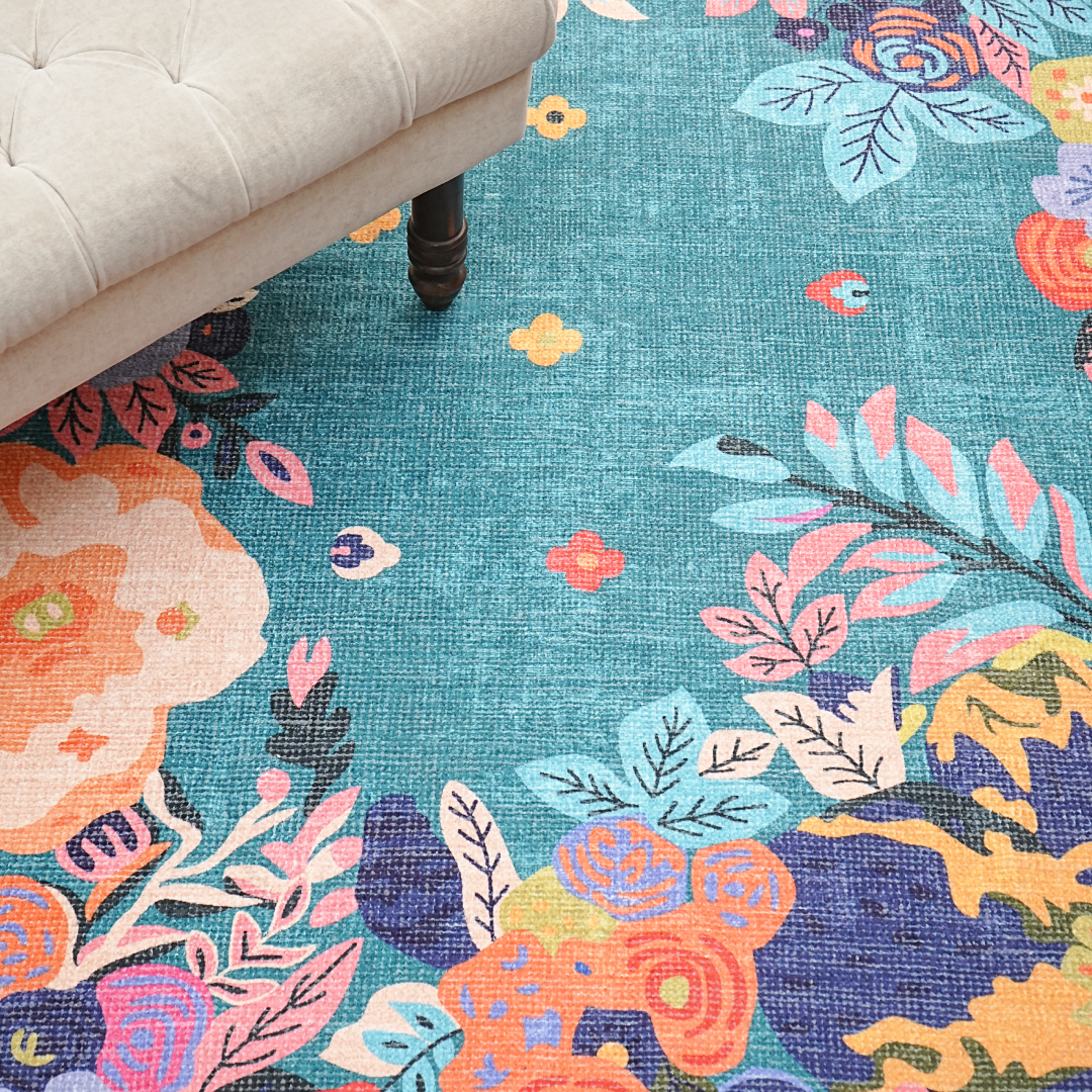 Heritage Floral Reverie Area Rug