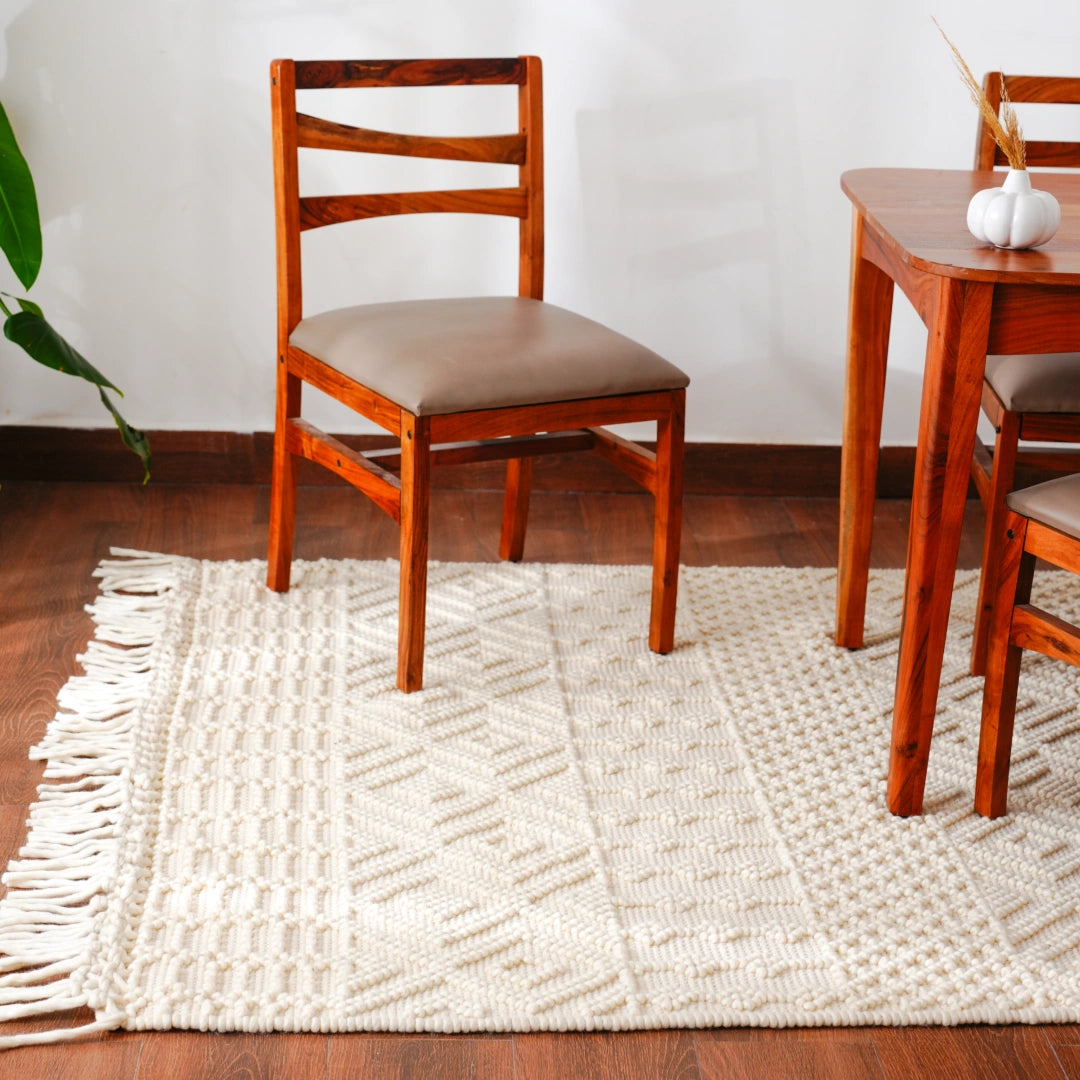 Anya Feather Grid Rug