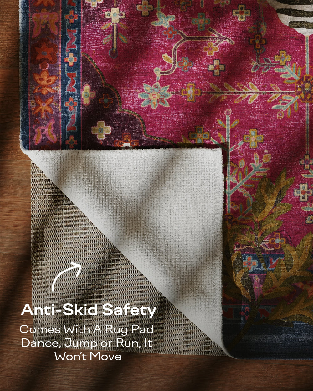 Magenta Bagh Area Rug