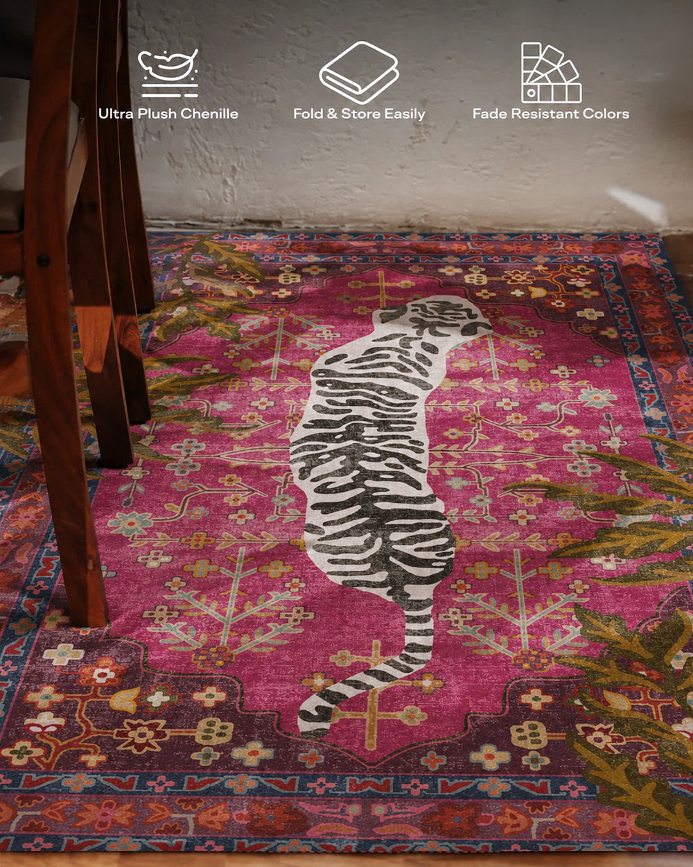 Magenta Bagh Area Rug