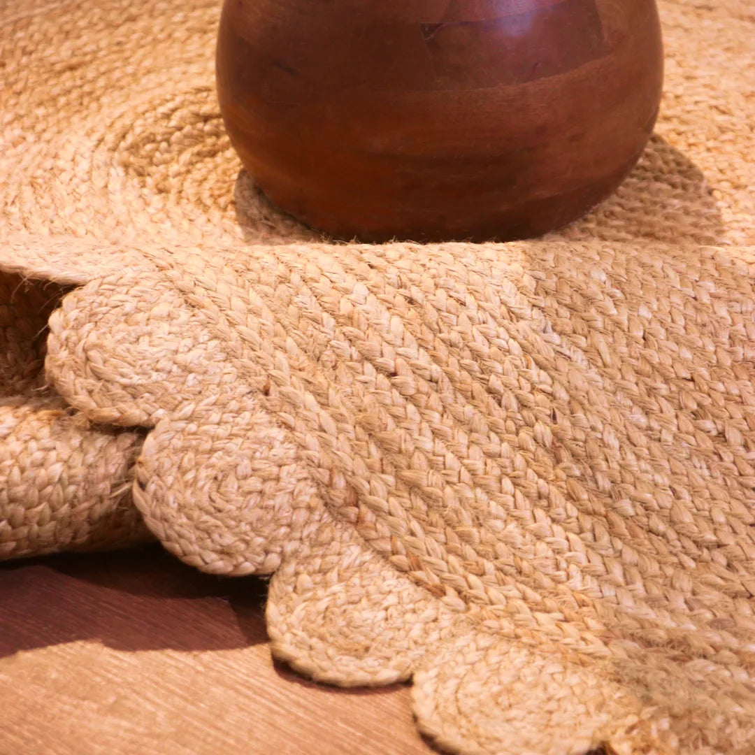 Halo Scallop Jute Rug