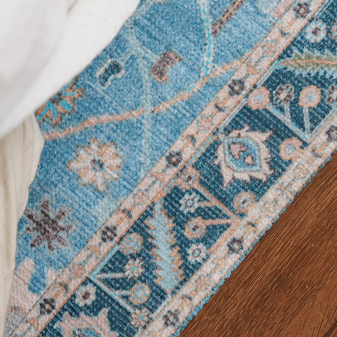 Aqua Garden Bedside Runner