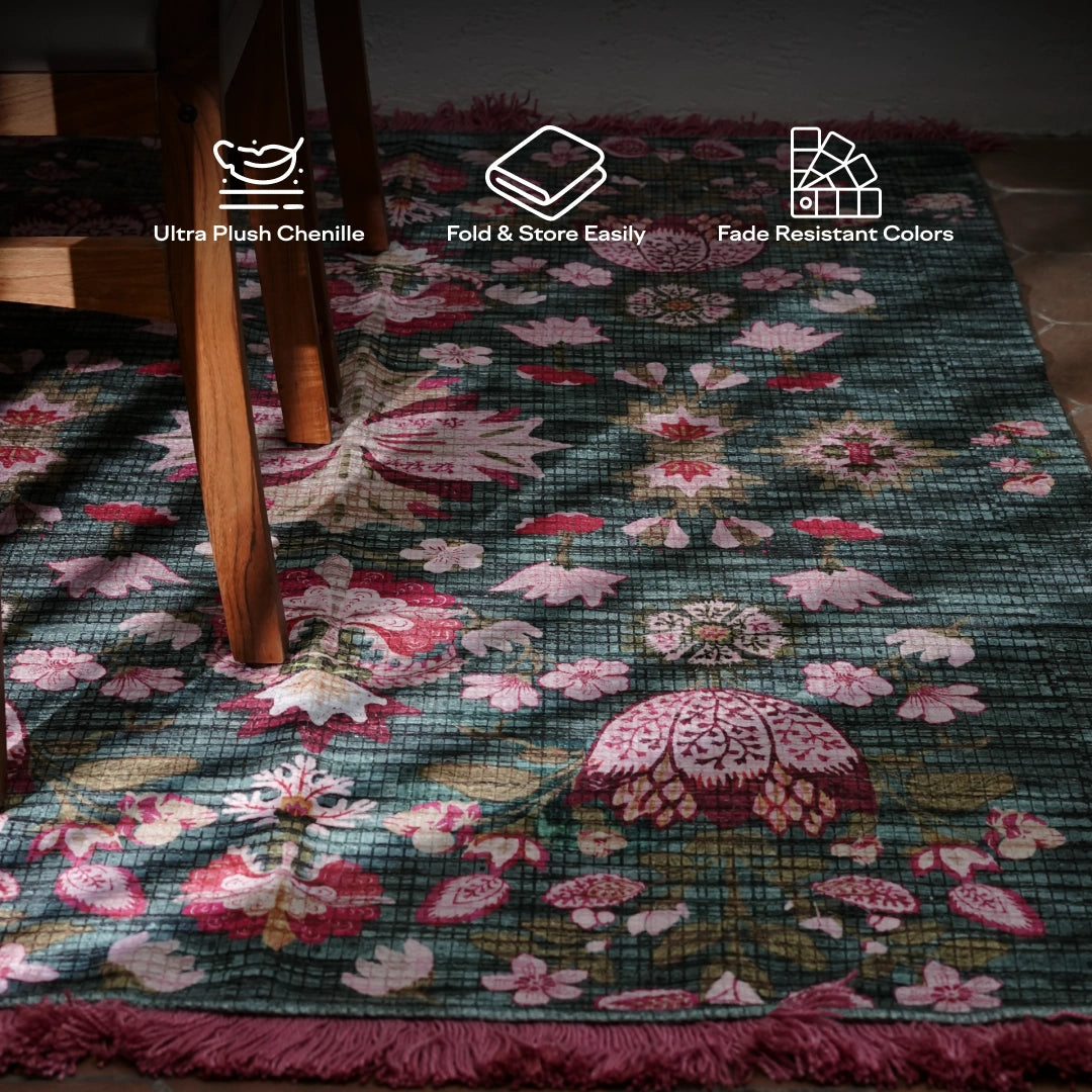 Rosette Garden Area Rug