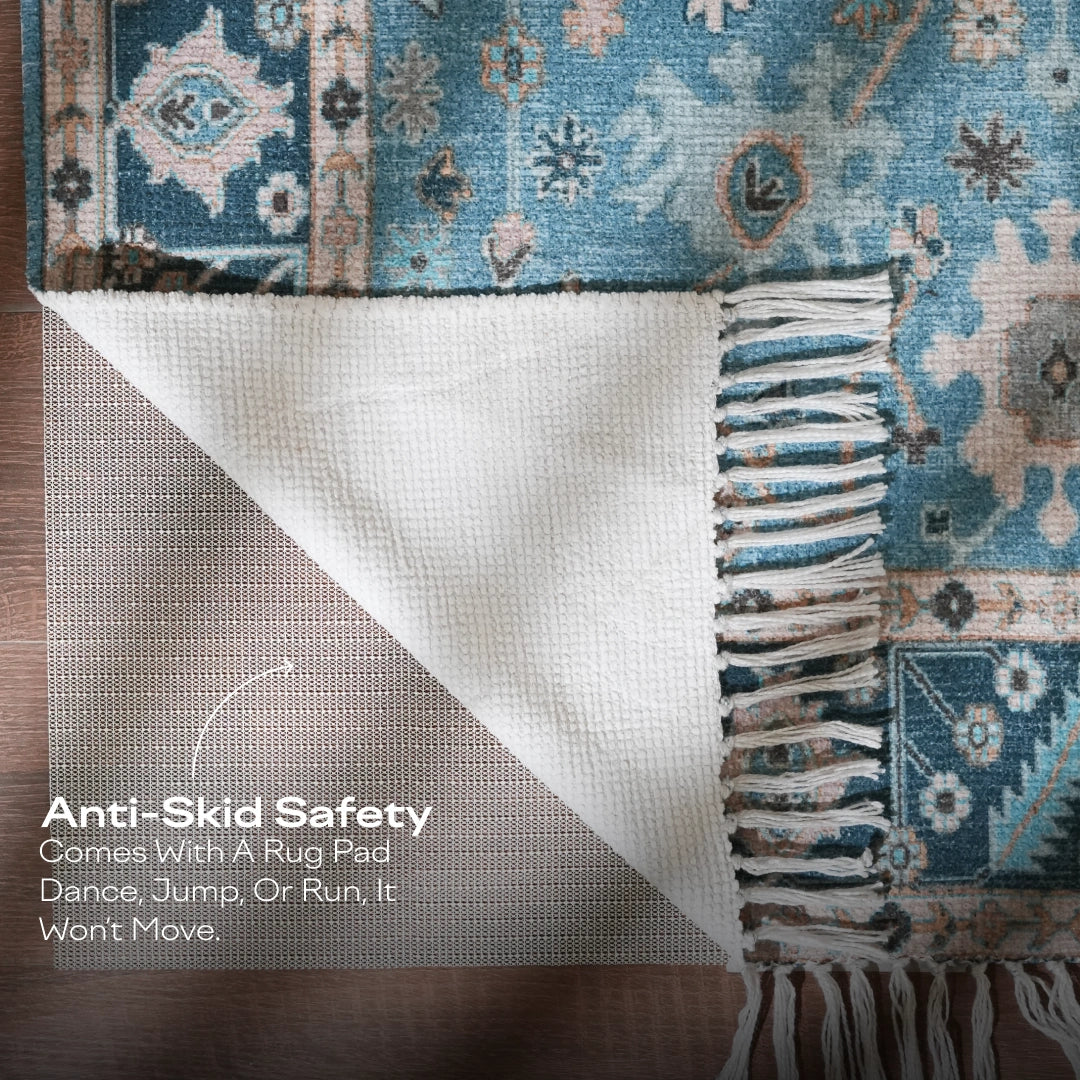 Aqua Garden Area Rug