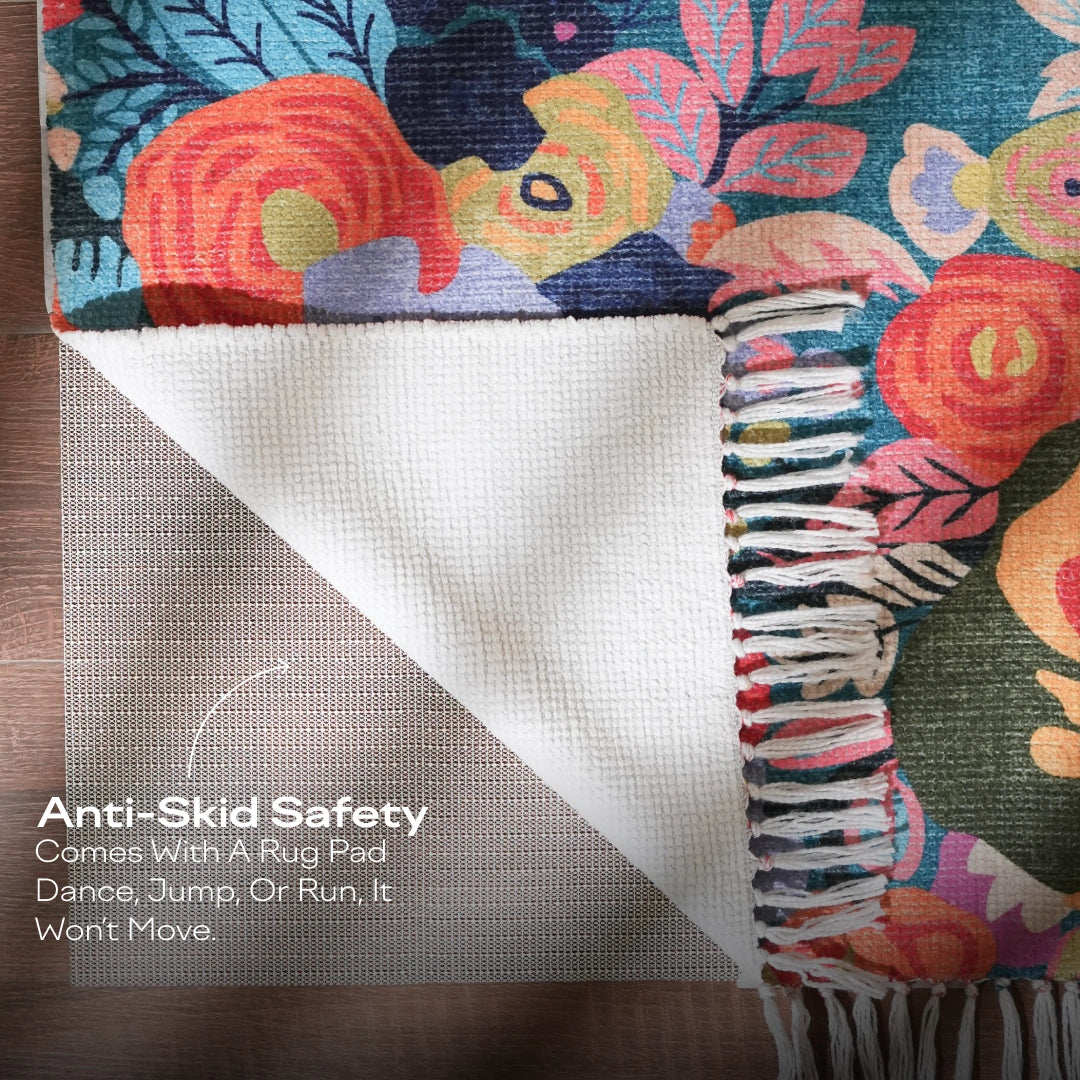 Heritage Floral Area Rug