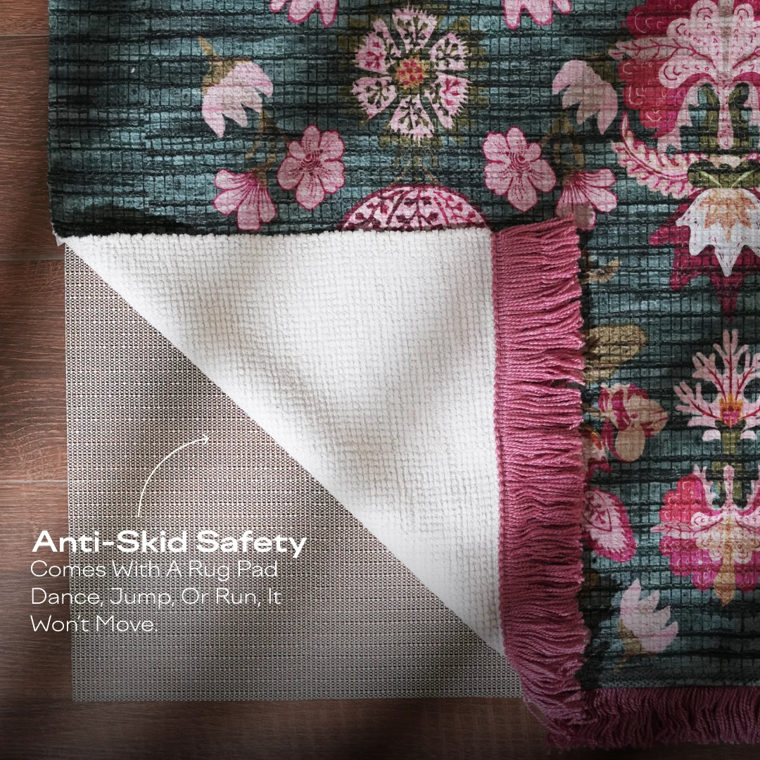 Rosette Garden Area Rug