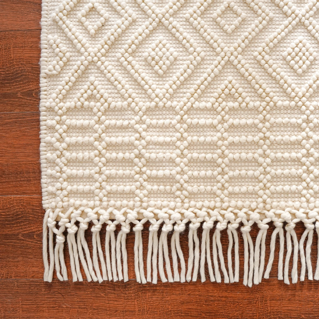 Anya Feather Grid Rug