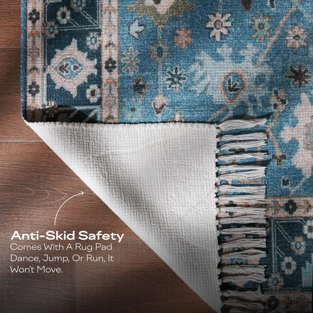 Aqua Garden Area Rug