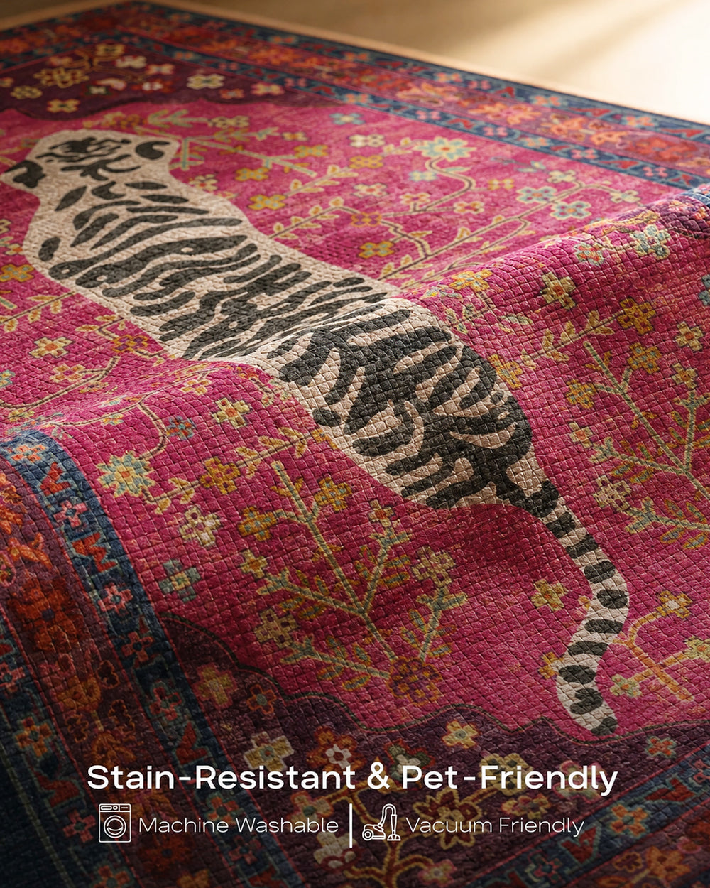 Magenta Bagh Area Rug