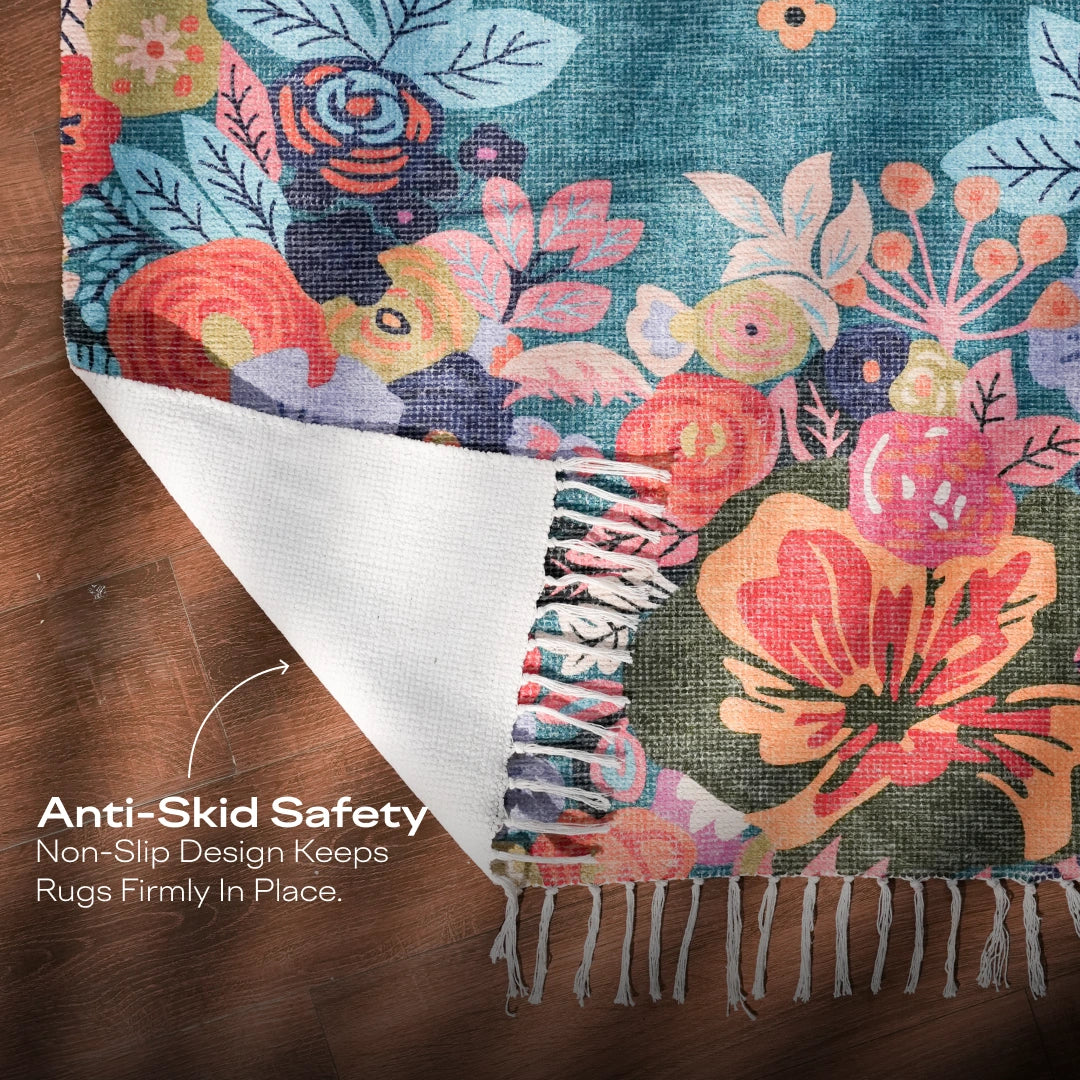 Heritage Floral Area Rug