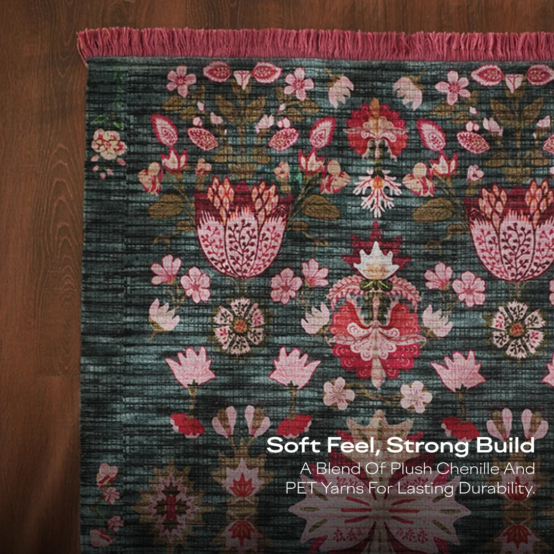 Rosette Garden Area Rug