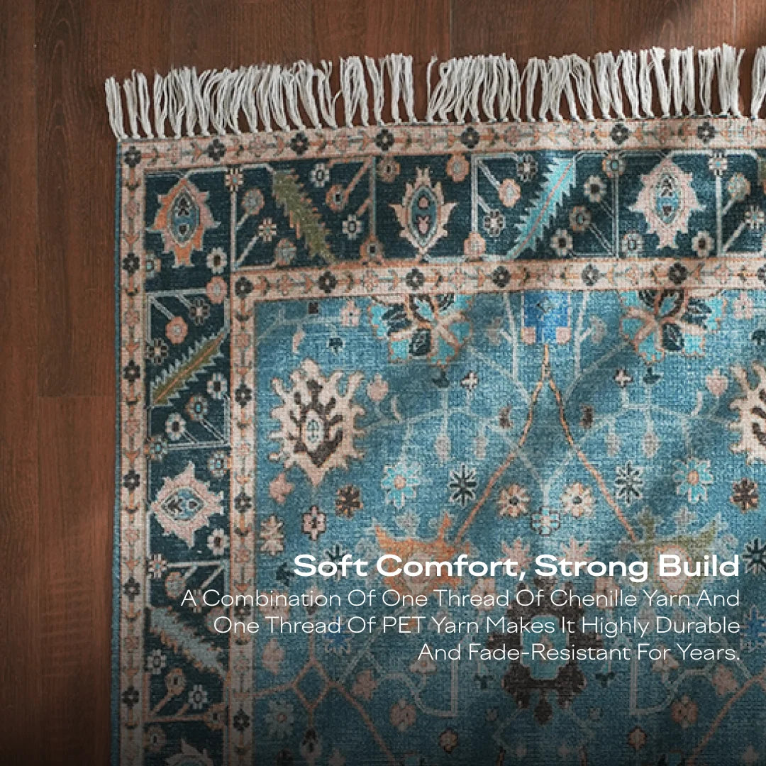 Aqua Garden Area Rug