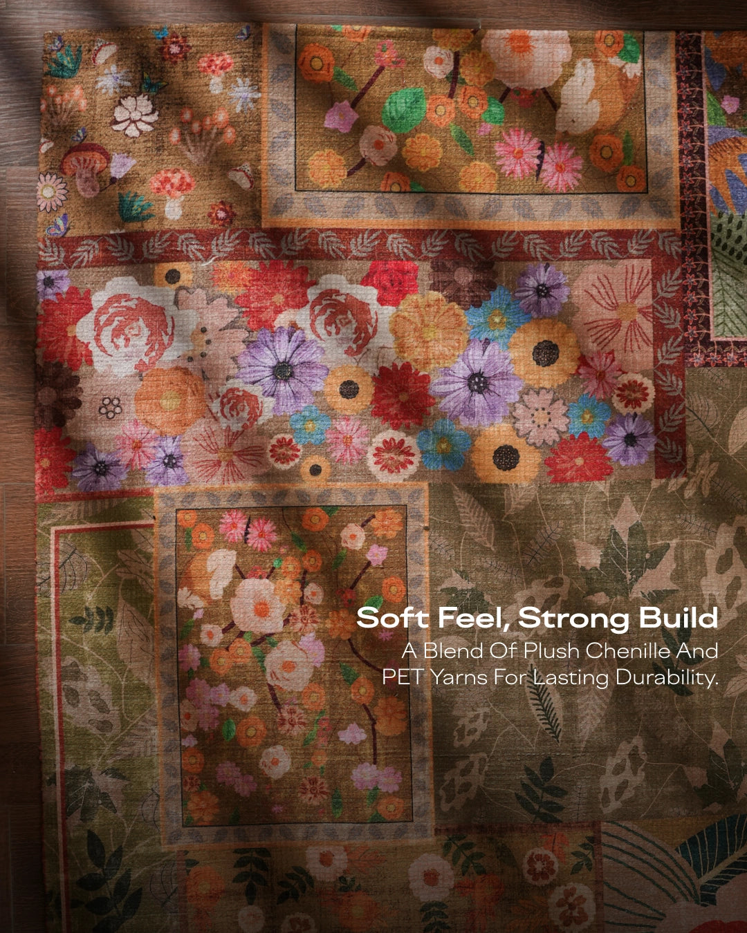 Patchwork Bloom Area Rug