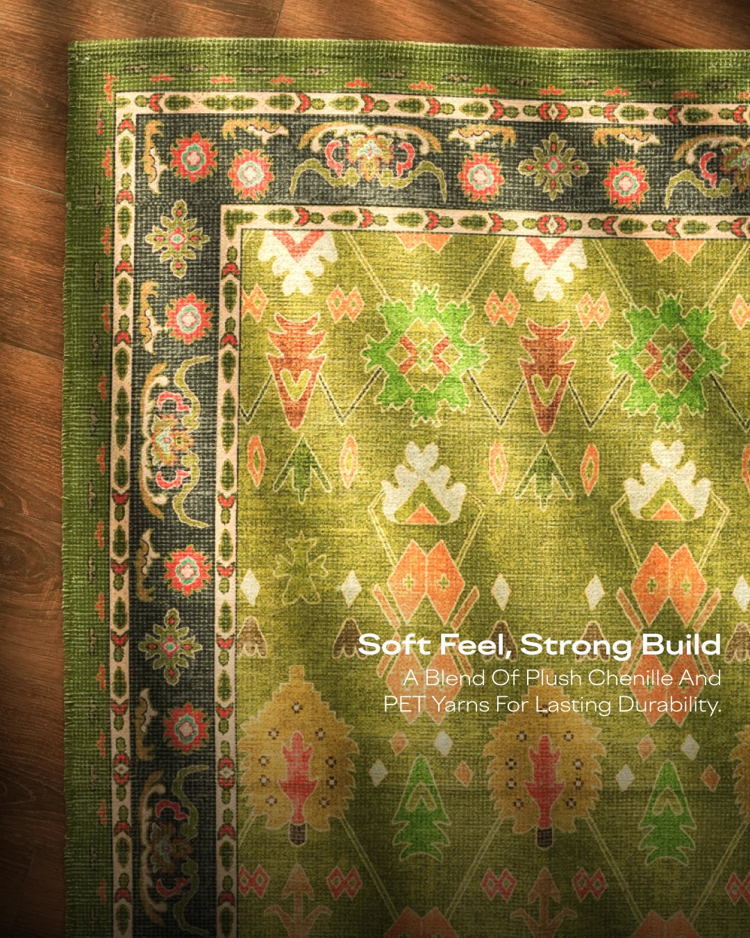 Leher Ancestral Moss Rug