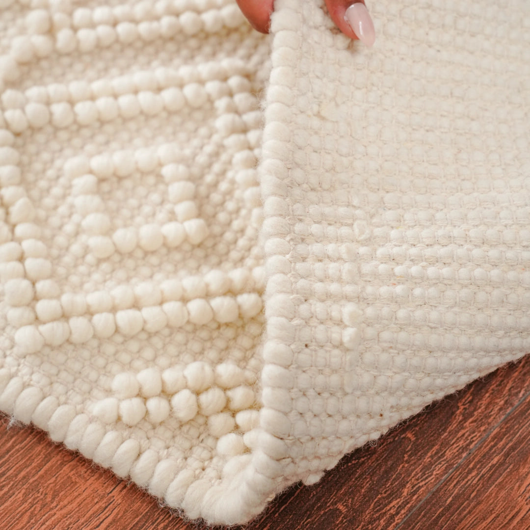 Anya Feather Grid Rug