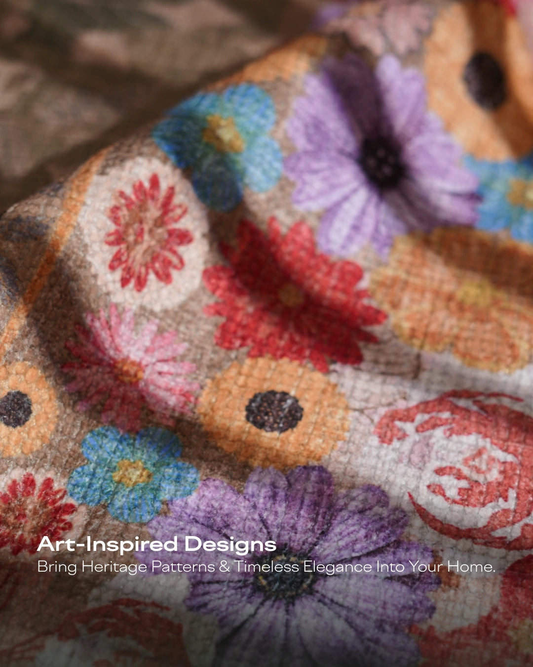 Patchwork Bloom Area Rug