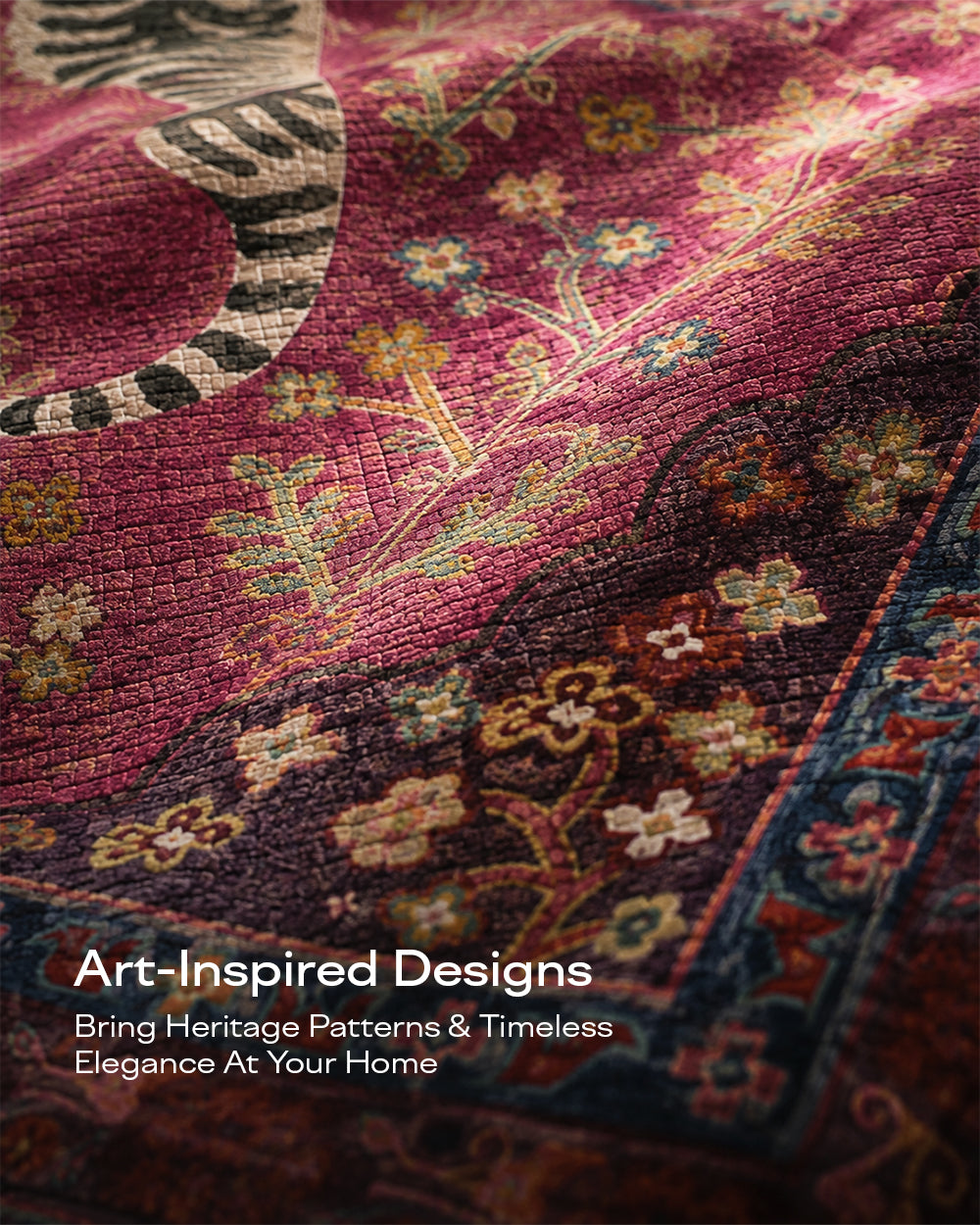 Magenta Bagh Area Rug