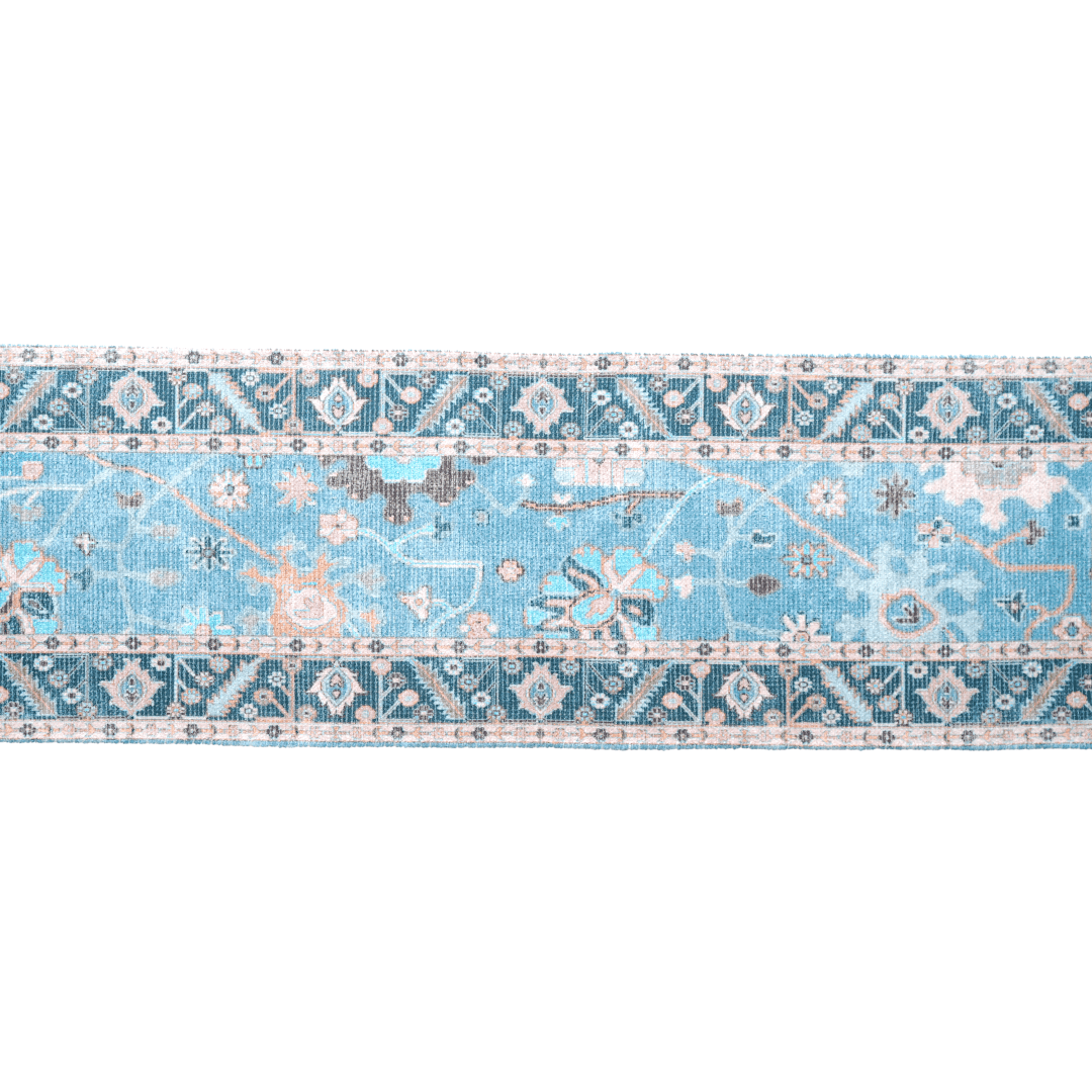 Aqua Garden Table Runner
