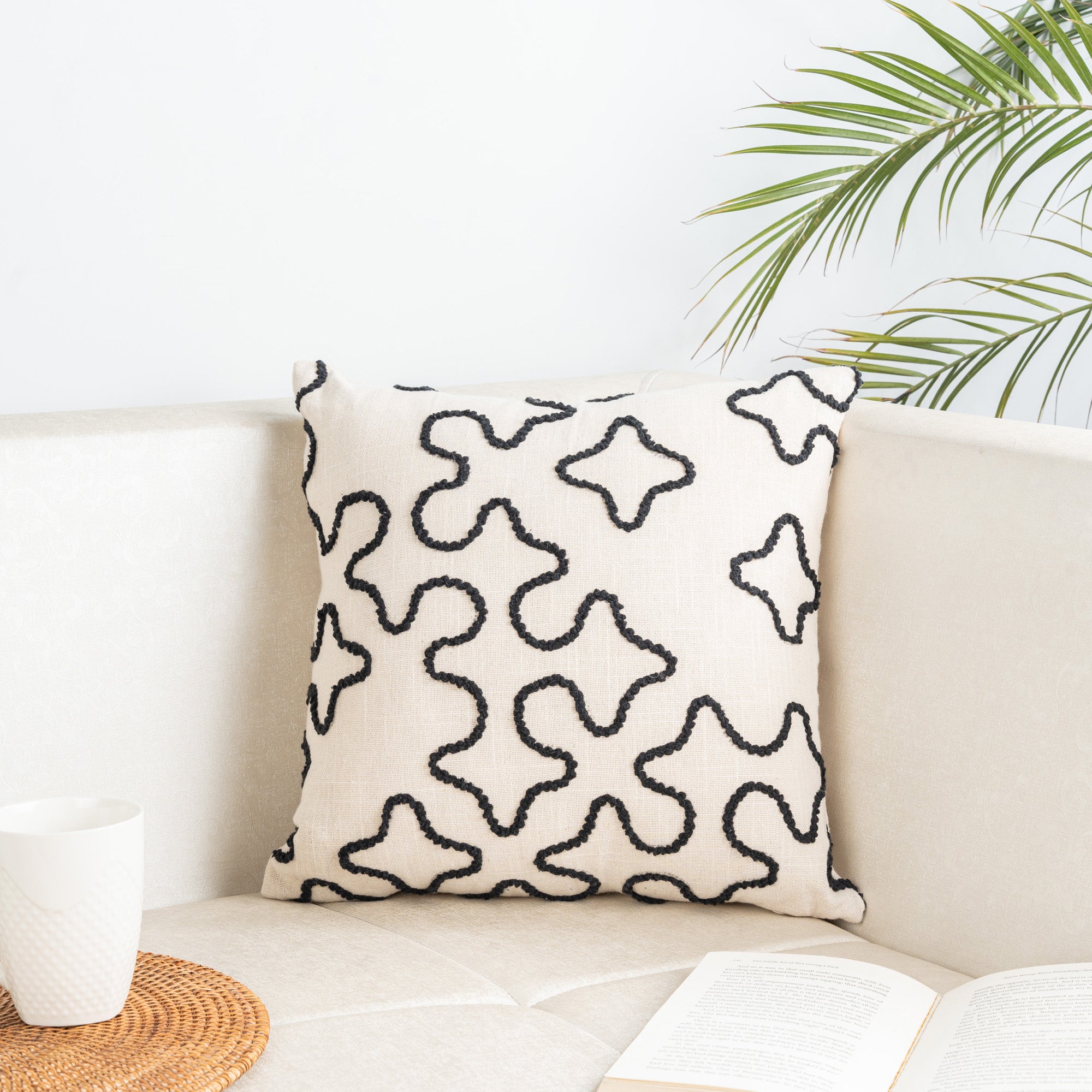 Abstract Swirl Cushion Cover - Main Image