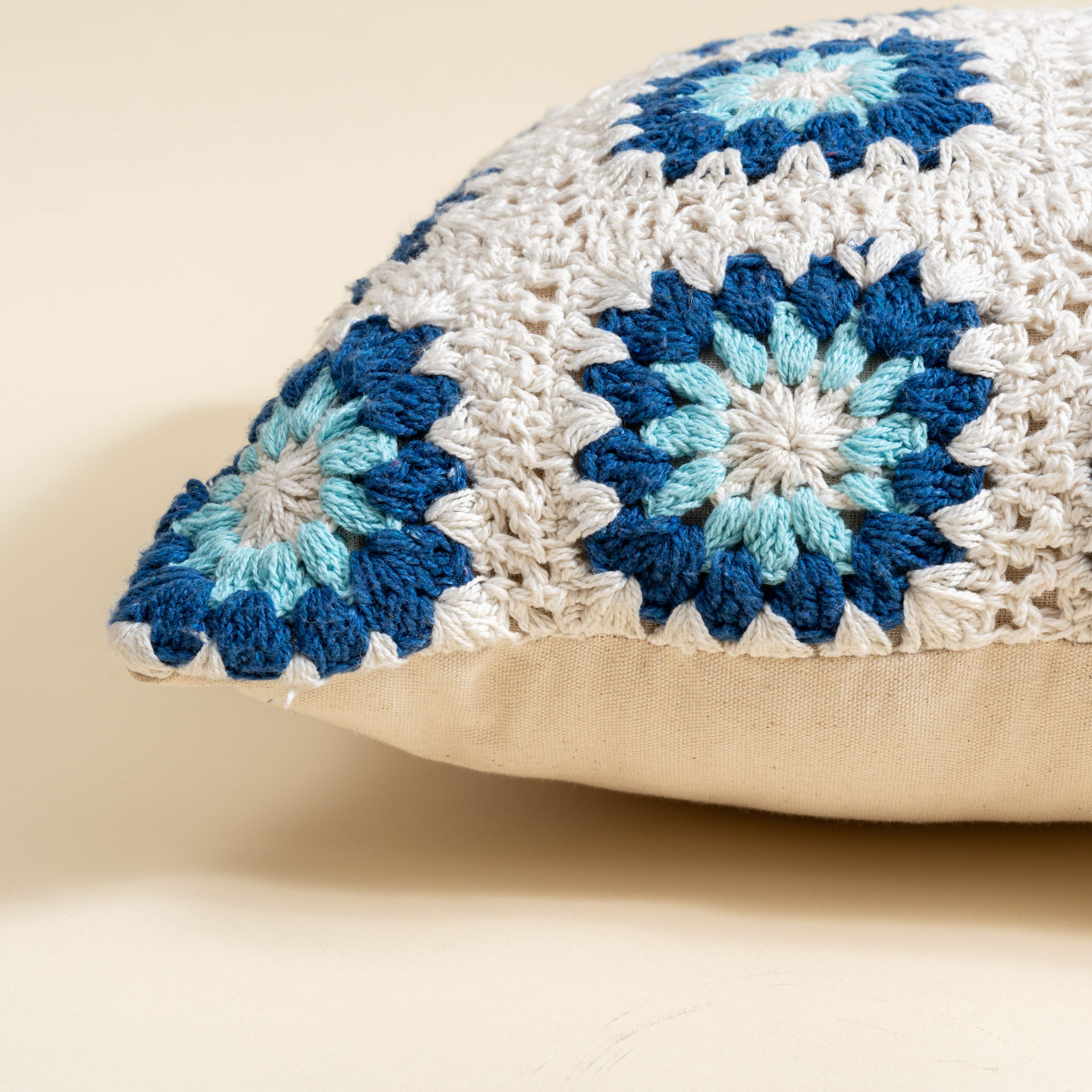 Lagoon Crochet Throw Blanket