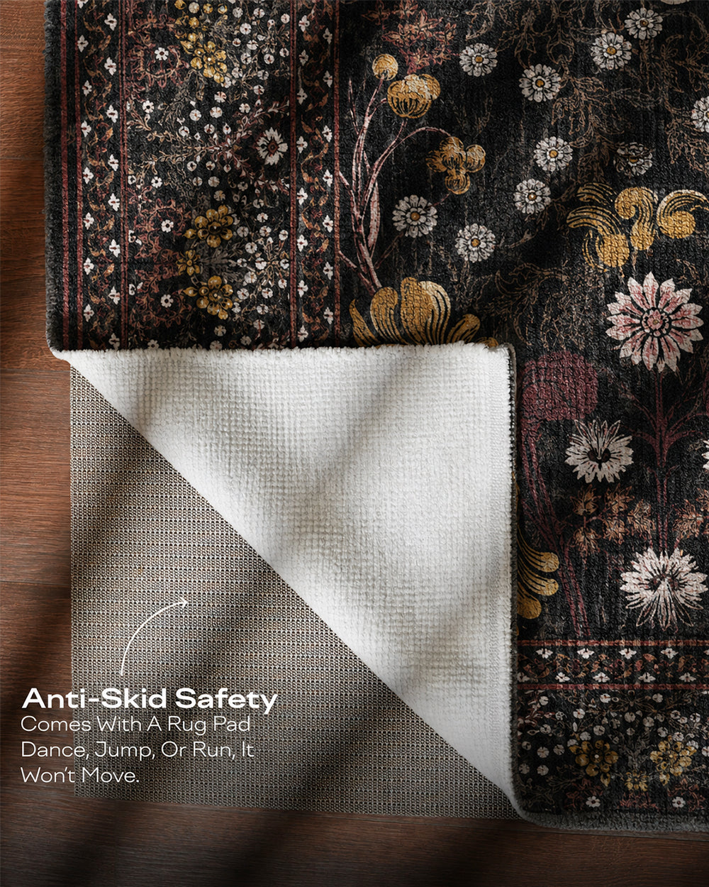 Scrolling Vines Area Rug