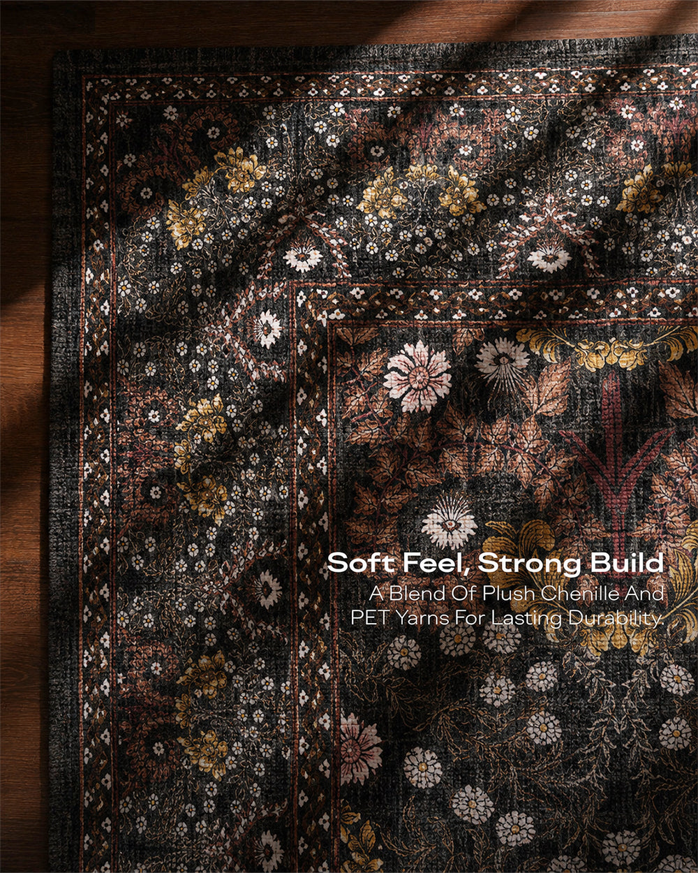 Scrolling Vines Area Rug