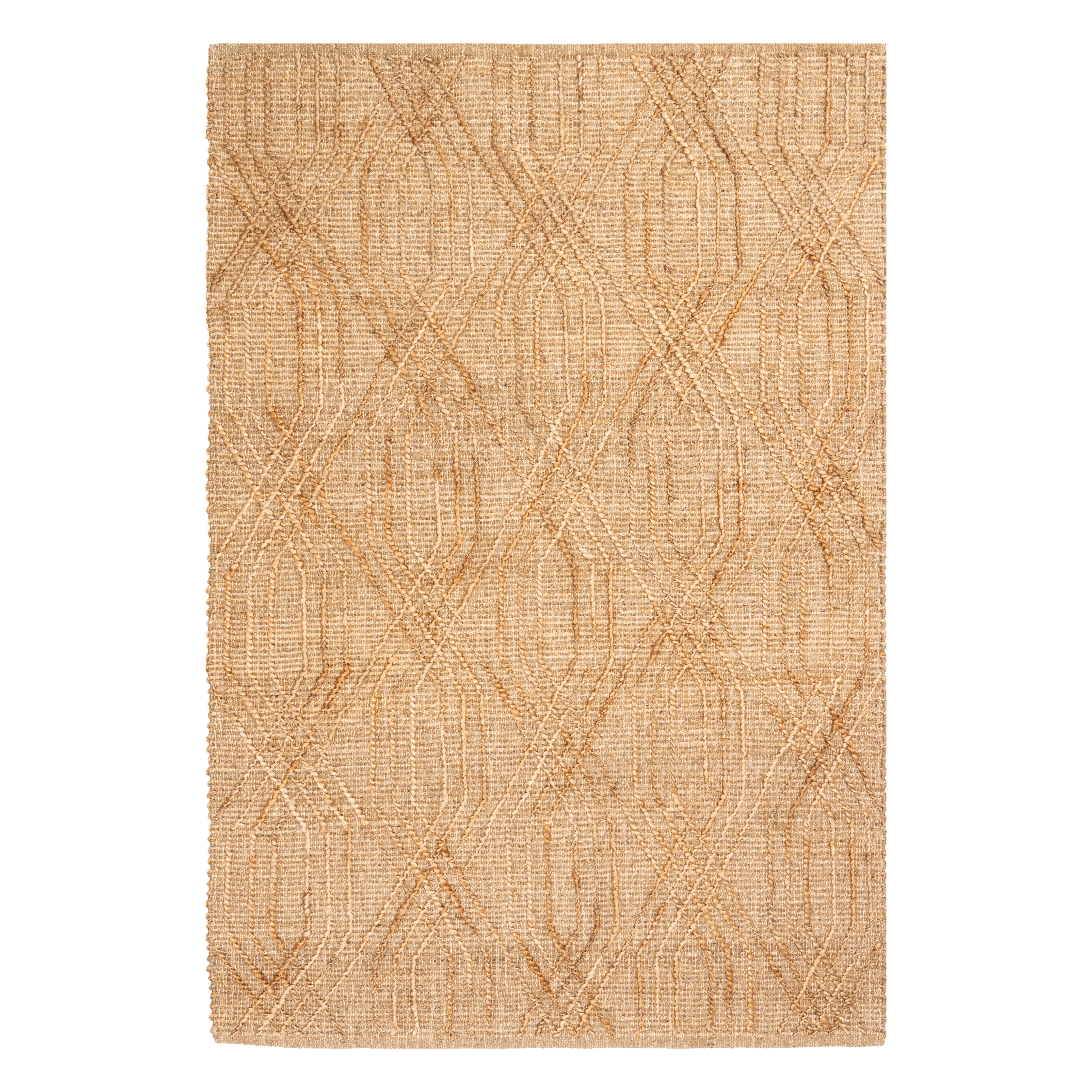 Quinn Grid Hemp Rug
