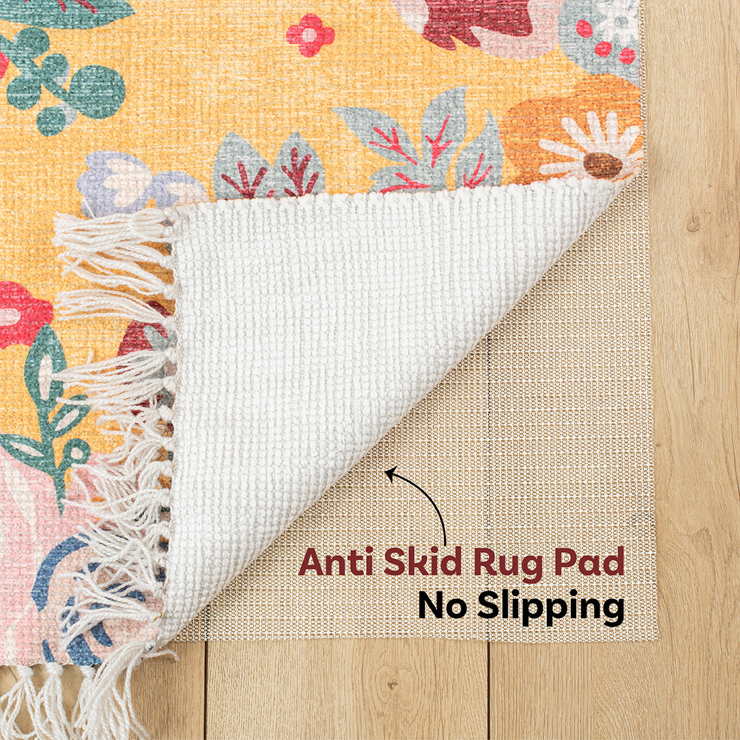 Marigold Floral Bedside Runner