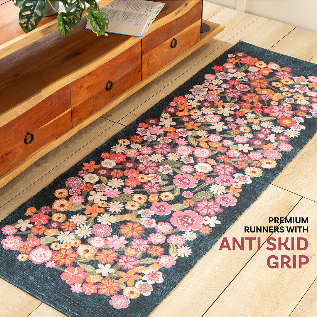 Midnight Spring Bedside Runner