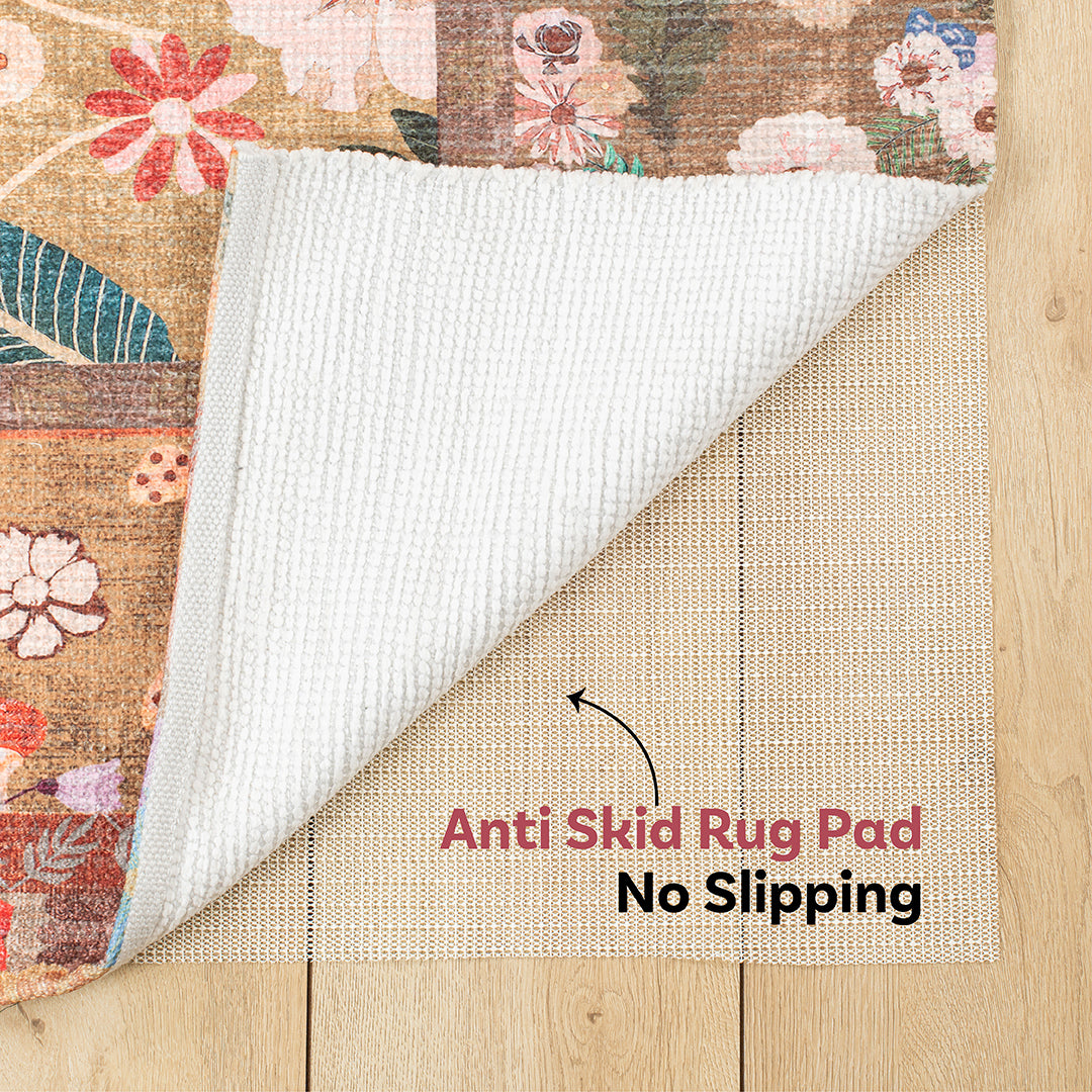 Patchwork Bloom Bedside Runner