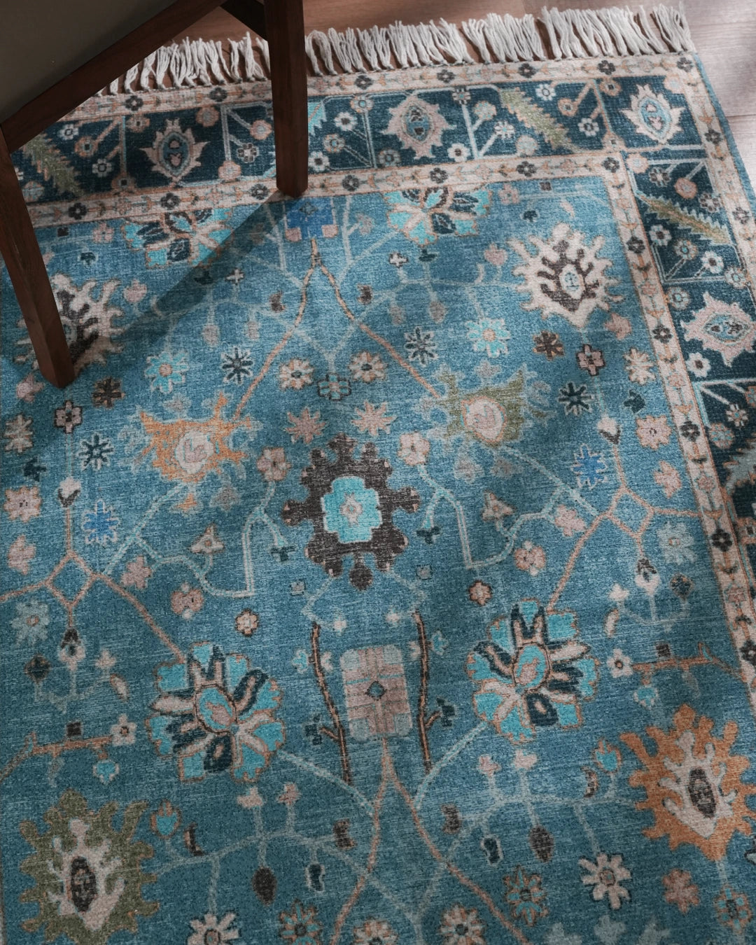 Aqua Garden Area Rug