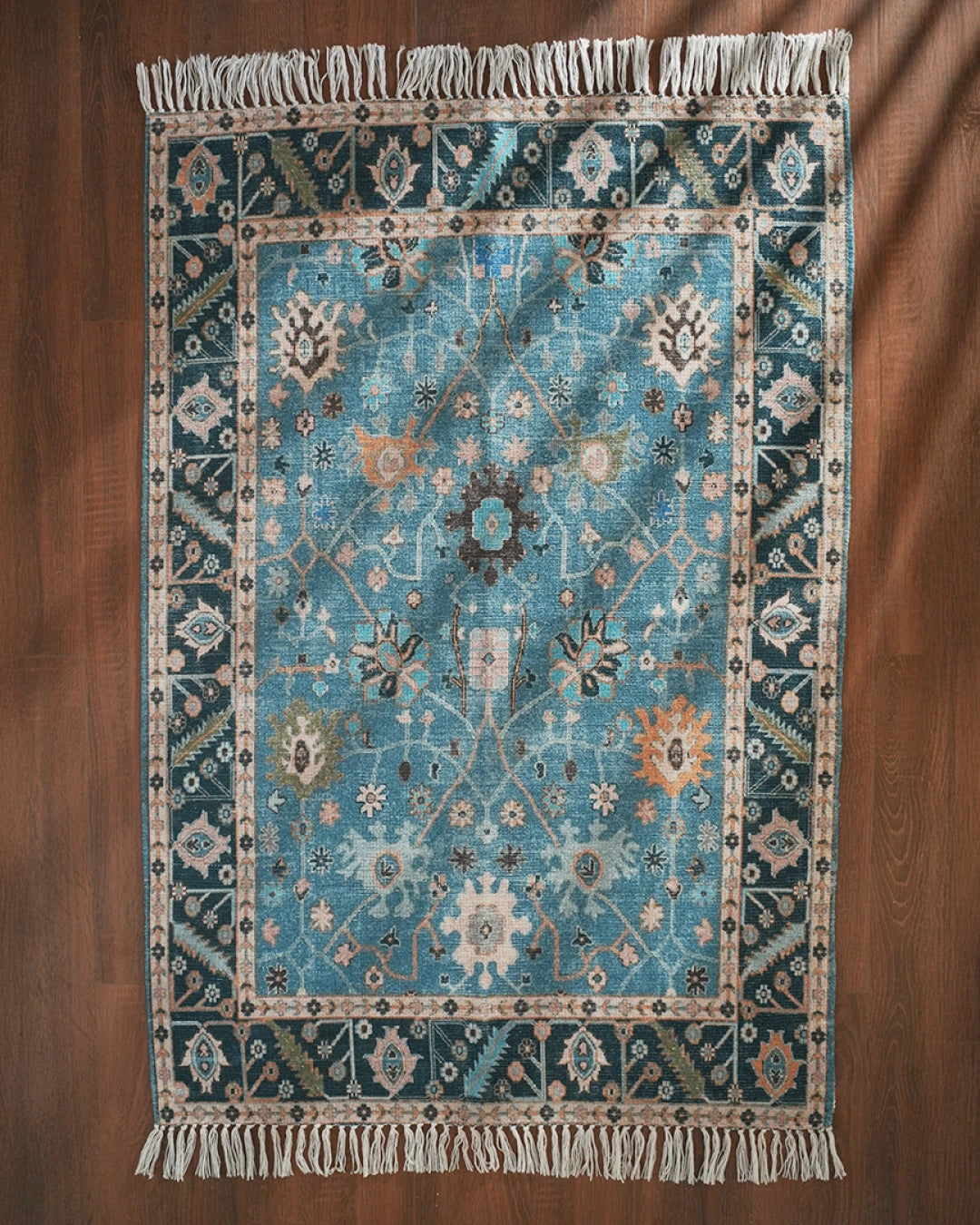 Aqua Garden Area Rug
