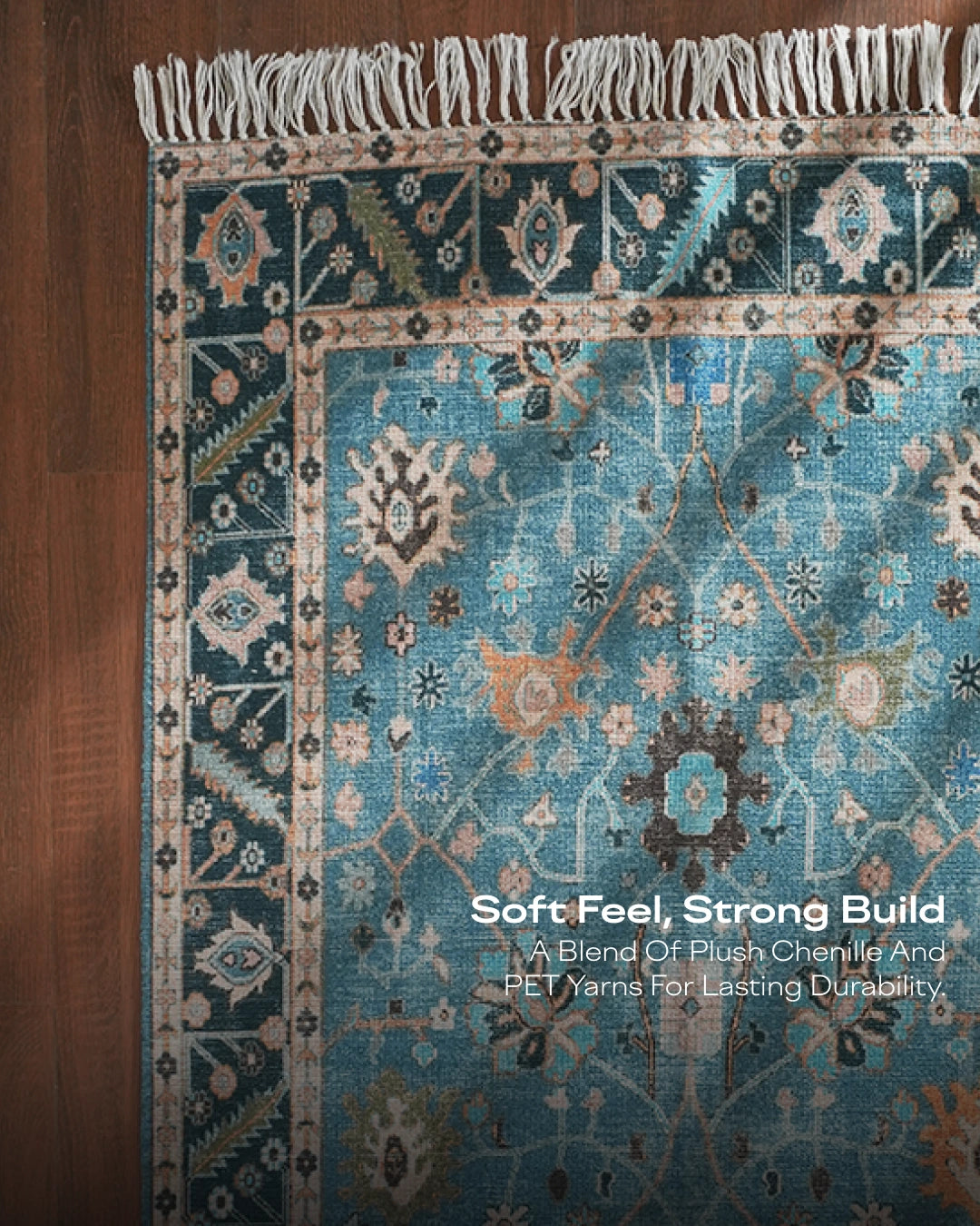 Aqua Garden Area Rug