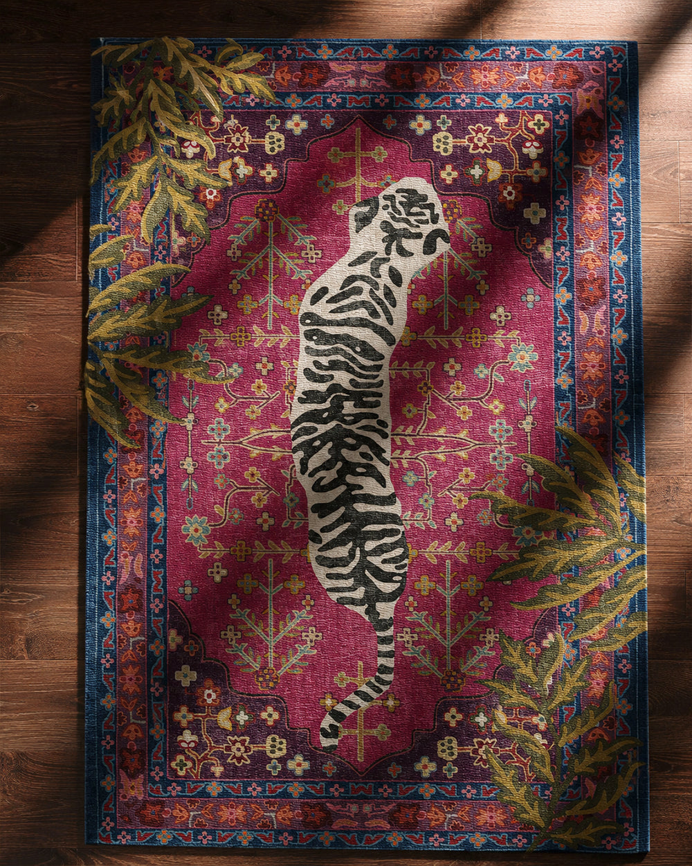Magenta Bagh Area Rug