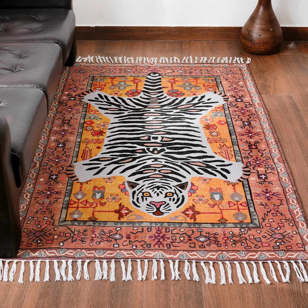 Maharaja Tiger Chenille Rug