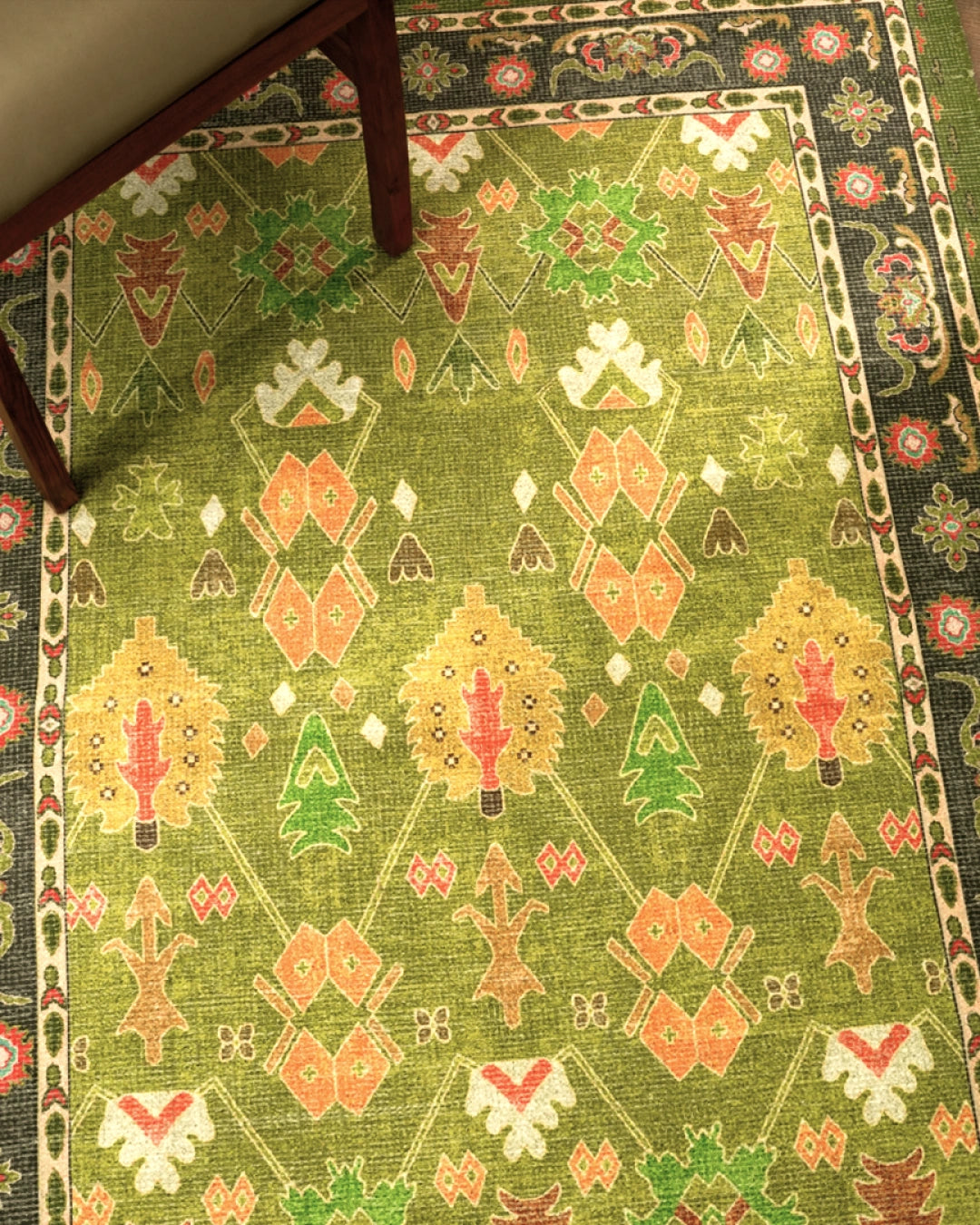 Leher Ancestral Moss Rug