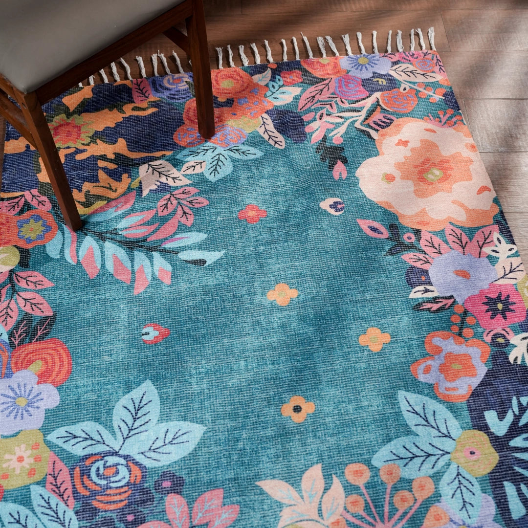 Heritage Floral Area Rug
