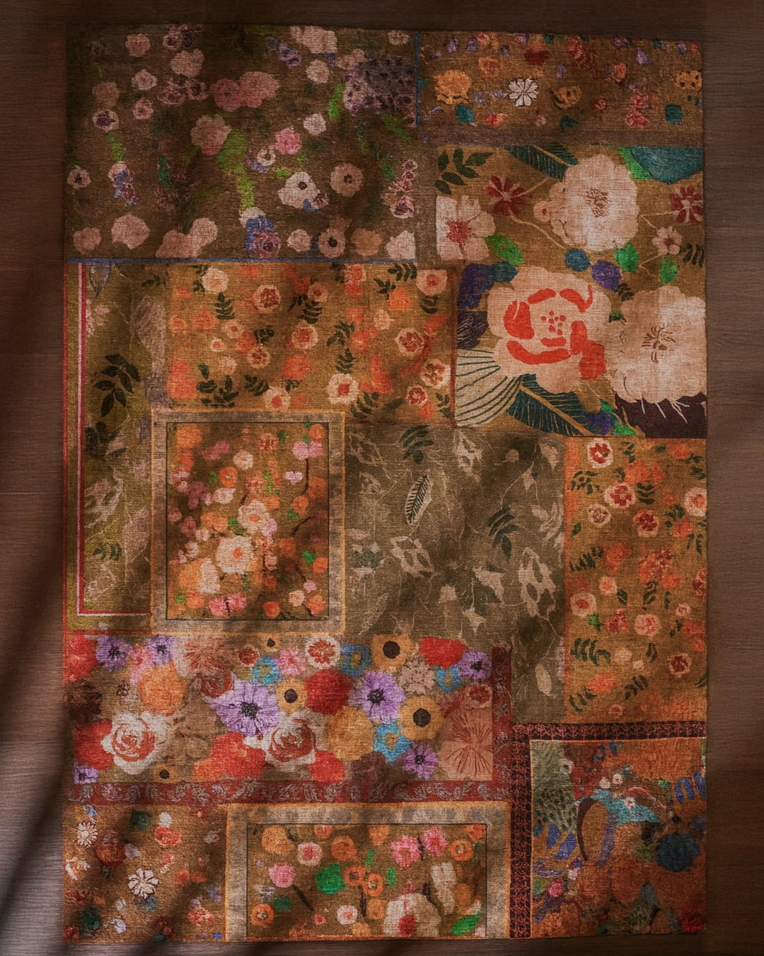 Patchwork Bloom Area Rug