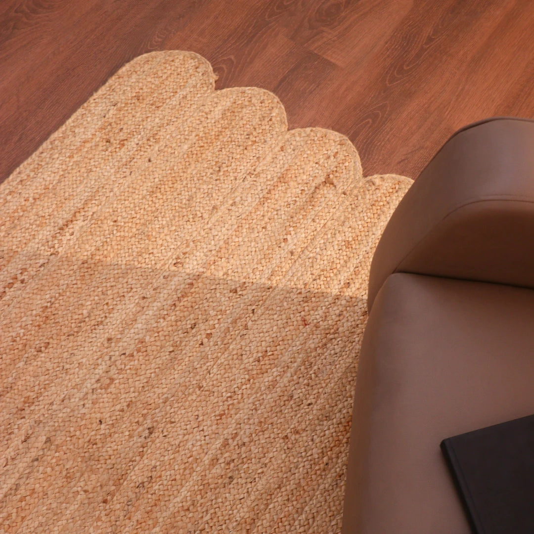 Pebbled Oat Jute Rug