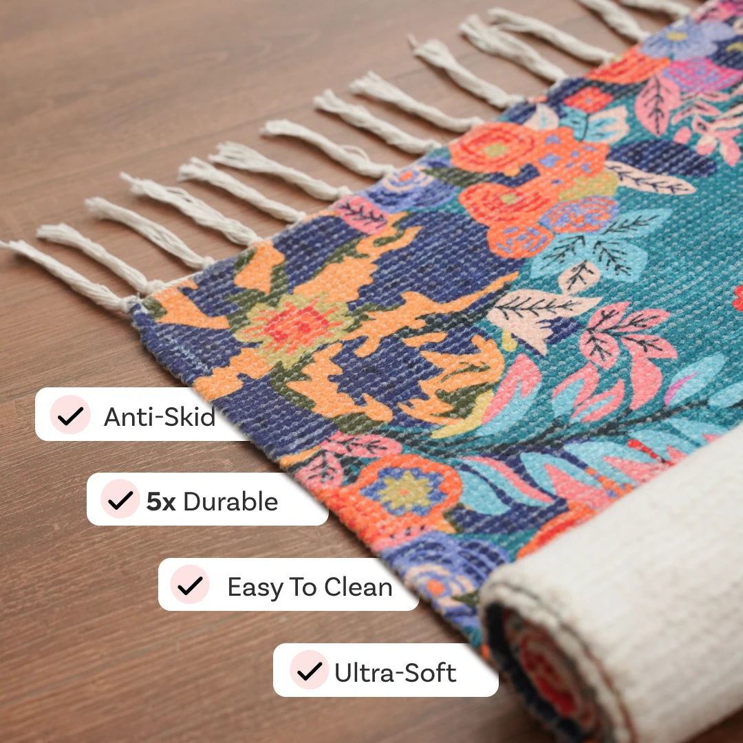 Heritage Floral Bedside Runner
