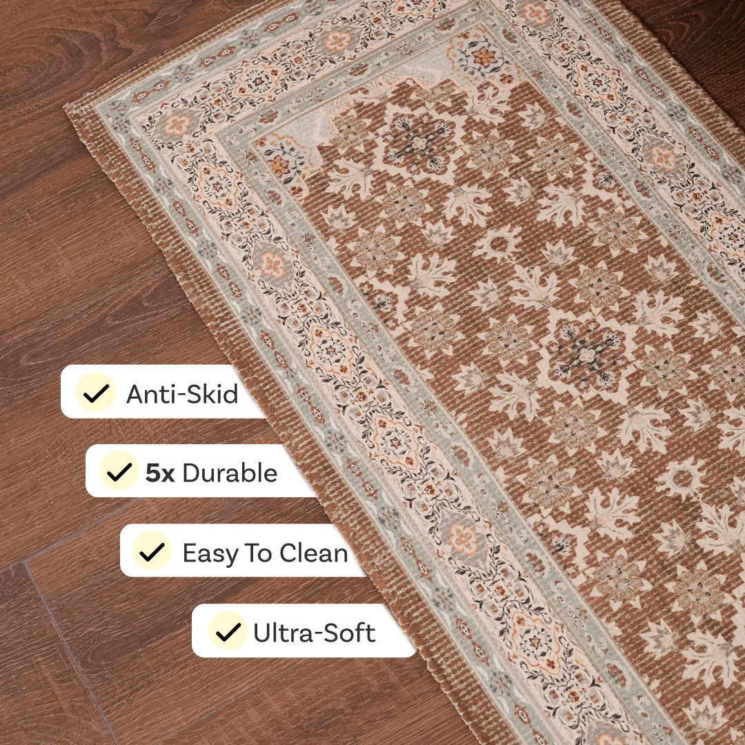 Amber Mosaic Bedside Runner