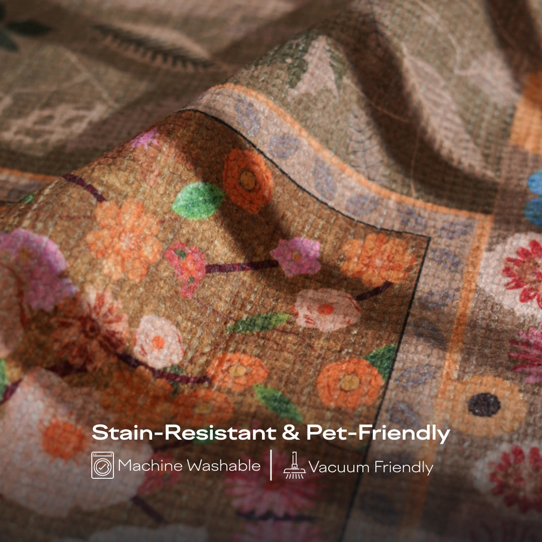 Patchwork Bloom Area Rug